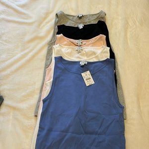 J Crew plain tanks size small- BUNDLE PRICE